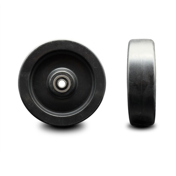 SCC - 8" Polyolefin Wheel Only w/Ball Bearing - 1/2" Bore - 1000 lbs Capacity
